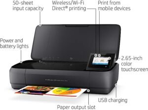 HP OfficeJet 250 All-in-One Portable Printer